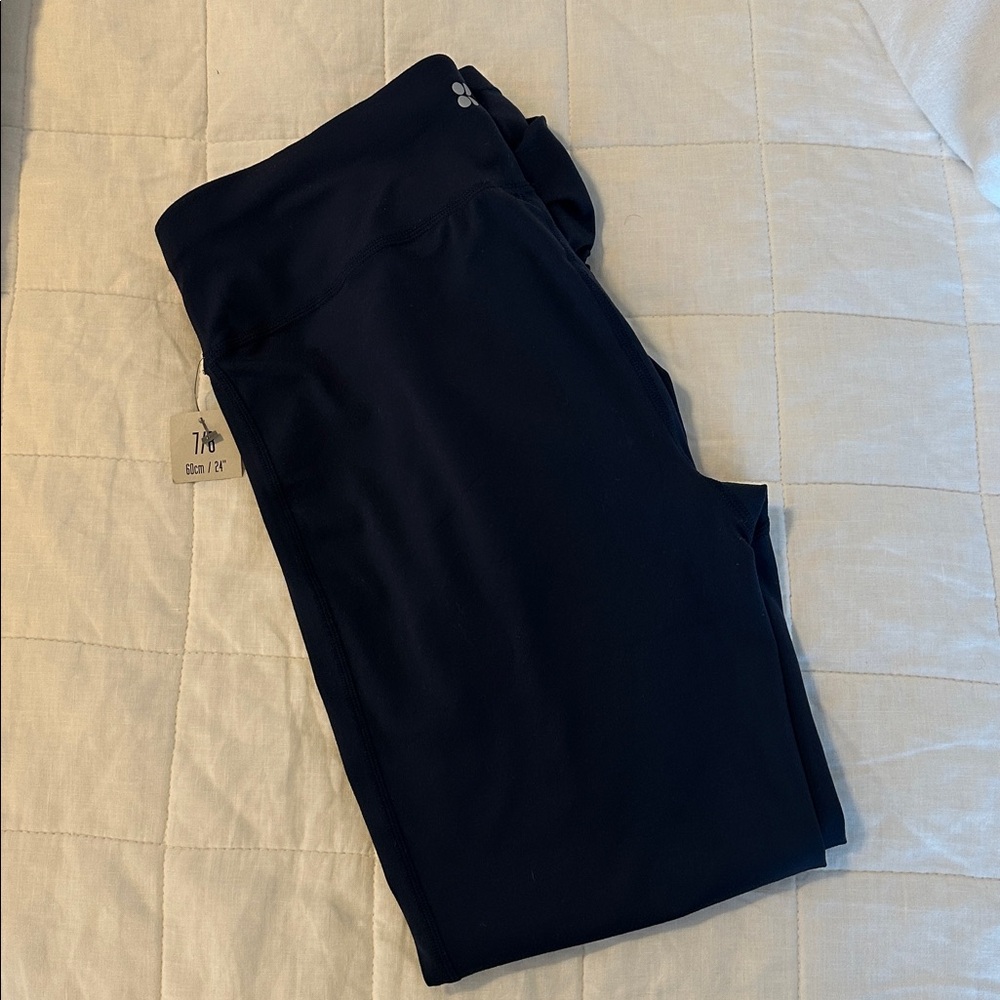 Sweaty betty All Day Ruched Hem 7/8 Workout Leggings
